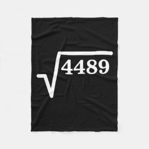 Wiskunde 4489, Perfecte Vierkante Wiskundegrap Voo Fleece Deken