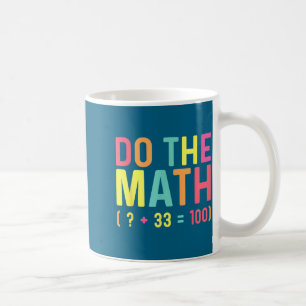 Wiskunde 67 100ste Dag School Koffiemok