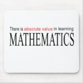 wiskunde _ absolute waarde in het leren muismat (Voorkant)