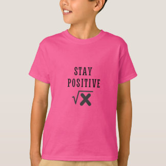 Wiskunde absoluut voordelig behoud positief t-shirt