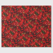 Wiskunde Abstracte Kerst Rood Groen Cadeaupapier (Vlak)