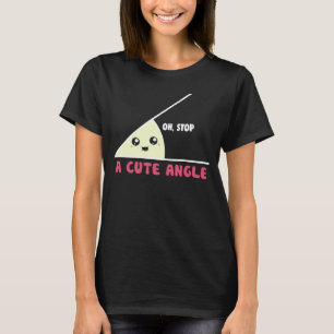 Wiskunde Acute Angle Wiskunde Puns Arithmetic Stud T-shirt