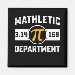 Wiskunde Afdeling Pi Dag Wiskunde Vintage Magneet