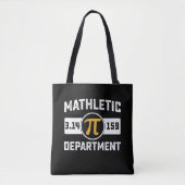 Wiskunde Afdeling Pi Dag Wiskunde Vintage Tote Bag (Voorkant)