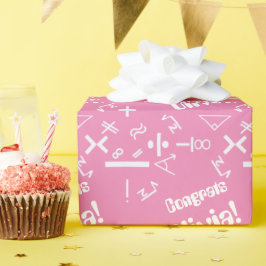 Wiskunde Afstuderen Cadeaupapier