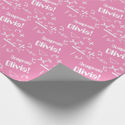 Wiskunde Afstuderen Cadeaupapier (Hoek)