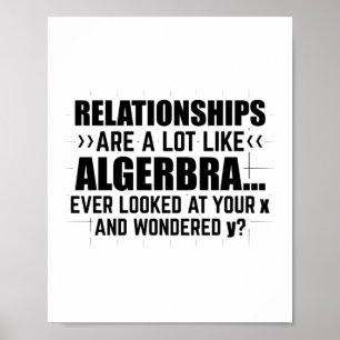 wiskunde algebra Mathematicus Wiskunde Gifts Poster