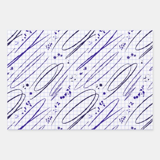 wiskunde, algebra, meetkunde, kogelpen inpakpapier vel (Voorkant 3)