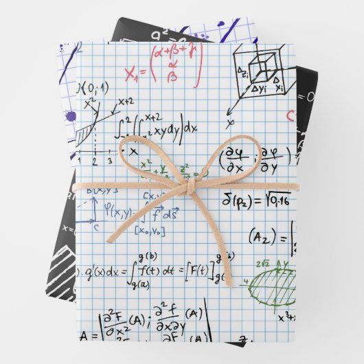 wiskunde, algebra, meetkunde, kogelpen inpakpapier vel (In situ)