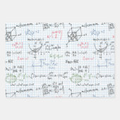 wiskunde, algebra, meetkunde, kogelpen inpakpapier vel (Voorkant)