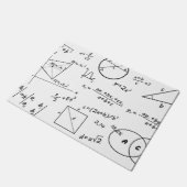Wiskunde Algebra Meetkunde whiteboard Deurmat (Schuin)