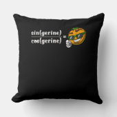 Wiskunde Algebra Tangerine Funny Science Joke Kussen (Voorkant)