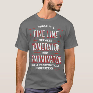 Wiskunde Algebraïsche breuken Aantal Integers T-shirt