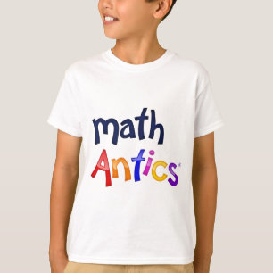 Wiskunde Antics Colorful Logo T-shirts