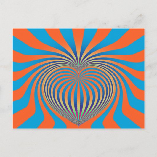 WISKUNDE ART HEART BRIEFKAART (Voorkant)