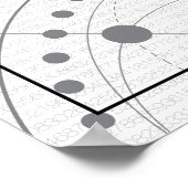 Wiskunde art - oneindigheid poster (Hoek)