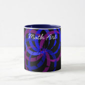 Wiskunde Art Ring Koffie Mok (Midden)