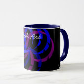 Wiskunde Art Ring Koffie Mok (Voorkant rechts)