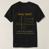 Wiskunde asymptote t-shirt (Design voorkant)