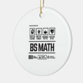 wiskunde bbs keramisch ornament (Links)