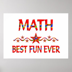 Wiskunde Best Fun Poster