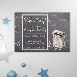 Wiskunde Blackboard met Vergelijking calculator Ve Kaart