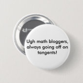 wiskunde bloggers button (Voorkant /achterkant)