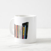 Wiskunde boekenplank koffiemok (Voorkant links)