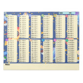 Wiskunde Boor Ruimte Avontuur (Vermenigvuldiging) Notitieblok (Voorkant)