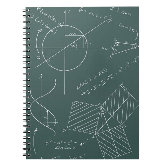 Wiskunde-bord Notitieboek (Voorkant)