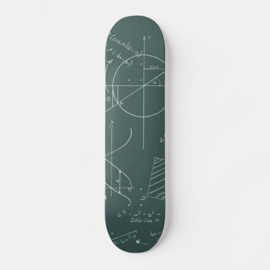 Wiskunde-bord Persoonlijk Skateboard (Voorkant)