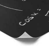 Wiskunde bord poster (Hoek)