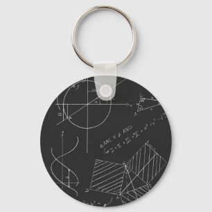 Wiskunde bord sleutelhanger