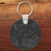Wiskunde bord sleutelhanger (Voorkant)