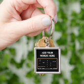 Wiskunde-bord Sleutelhanger (Hand)