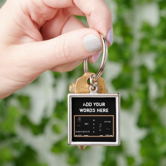 Wiskunde-bord Sleutelhanger (Hand)