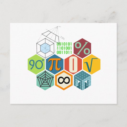 wiskunde briefkaart (Voorkant)