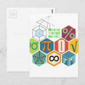 wiskunde briefkaart (Voorkant / Achterkant)