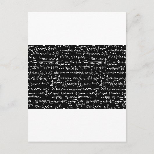 Wiskunde Briefkaart (Voorkant)