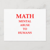 WISKUNDE BRIEFKAART (Voorkant)