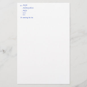 Wiskunde Briefpapier