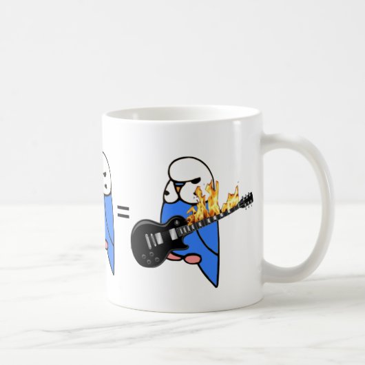 Wiskunde Budgie Rocks Koffiemok (Rechts)
