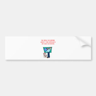 WISKUNDE BUMPERSTICKER