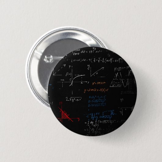 Wiskunde Button (Voorkant /achterkant)