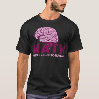 Wiskunde cadeau wiskunde leraar sport show springe t-shirt