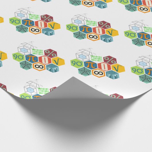 wiskunde cadeaupapier (Hoek)