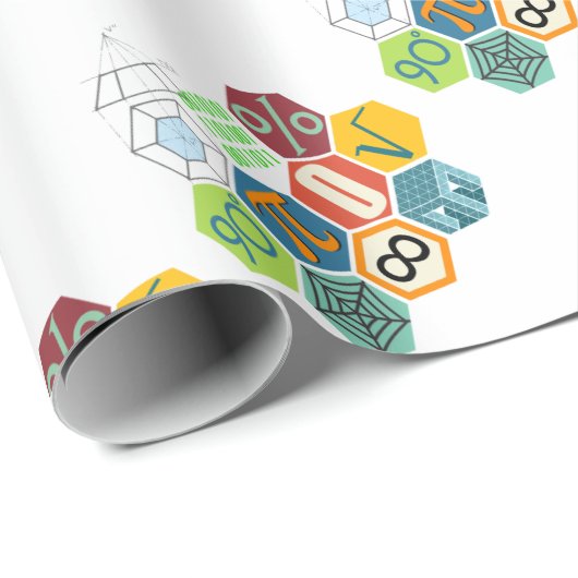 wiskunde cadeaupapier (Rol Hoek)