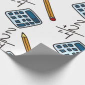 Wiskunde calculator cadeaupapier (Hoek)