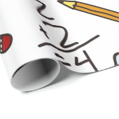 Wiskunde calculator cadeaupapier (Rol Hoek)