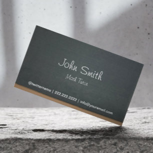 Wiskunde: Chalkboard Professional Visitekaartje